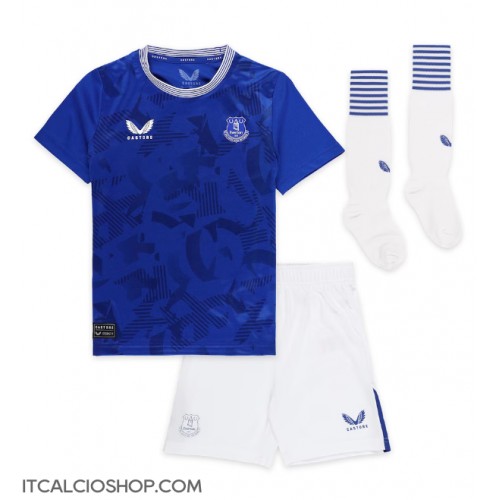 Everton Dominic Calvert-Lewin #9 Prima Maglia Bambino 2024-25 Manica Corta (+ Pantaloni corti)